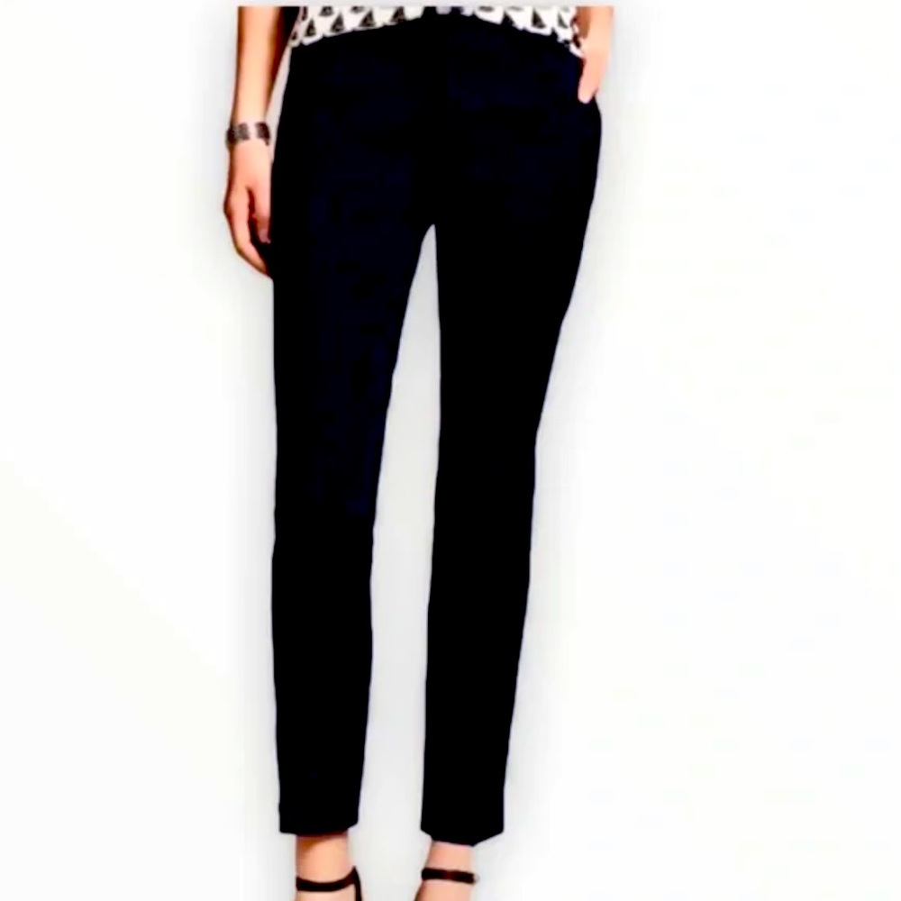 Banana Republic Hampton Fit Black Ankle Pant woman’s 6